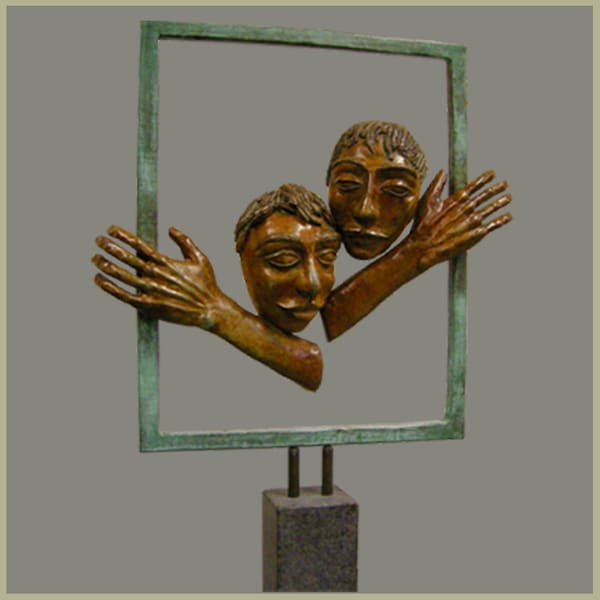 Bronzen beeld van Thea Slikboer — Cincertity