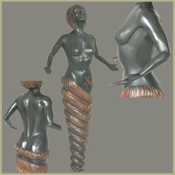 Bronzen beeld van Thea Slikboer — Lifeinbalance