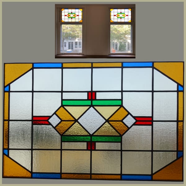 Glas-in-loodraam van Thea Slikboer — Rutgher 25 10 2019