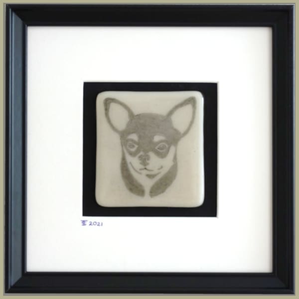 Glasfusingwerk van Thea Slikboer — 00 chihuahua